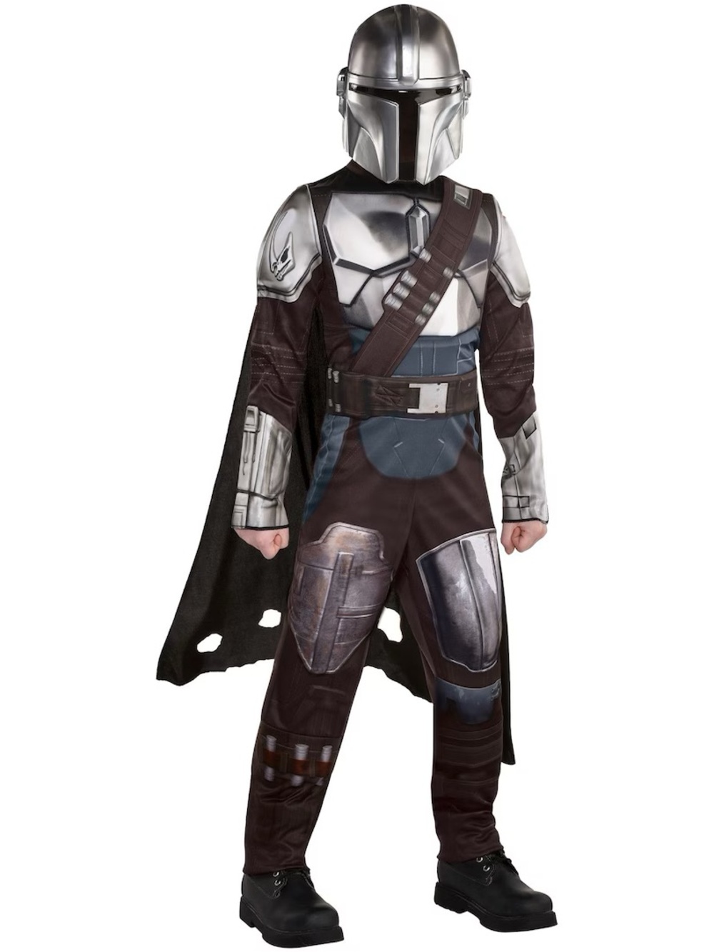 BRAND NEW boy youth star wars the mandalorian halloween costume size L 12-14